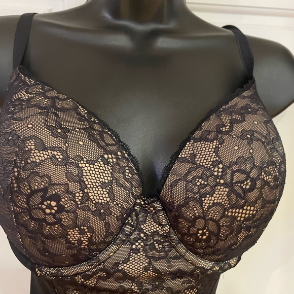 SWEET NOTHINGS BY MAIDENFORM -36D - molded bra shapewear slip/ lingerie - Picture 4 of 14